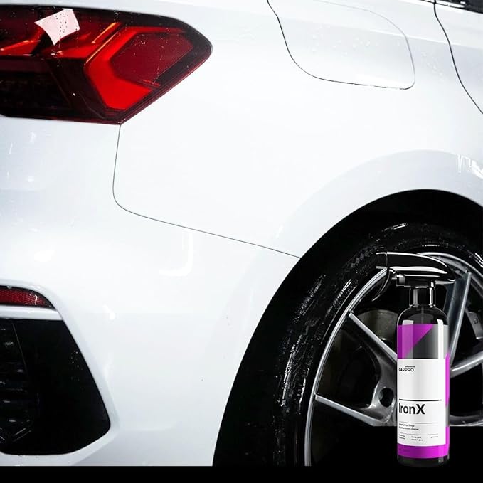 CARPRO IronX Iron Remover: Stops Rust Spots and Pre-Mature Failure of the Clear Coat, Iron Contaminant Removal - 500mL with Sprayer (17oz)