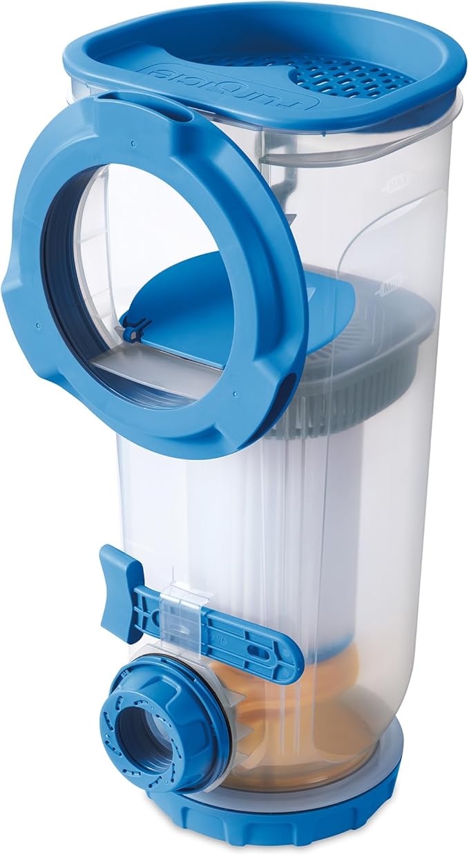Funsicle FiltraBoost 1200S Pool Pump with AutoSkimmer, 2-in-1 Filter Pump & Skimmer, 1200 GPH, Includes Type C Filter Cartridge & GFCI Plug