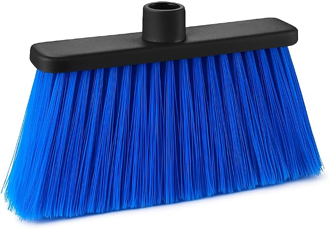 Broom Head Bundle – 3 Pack (Red, Blue, Green) Durable Multi-Surface Broom Heads with Universal Socket, Ideal for Home or Commercial Cleaning