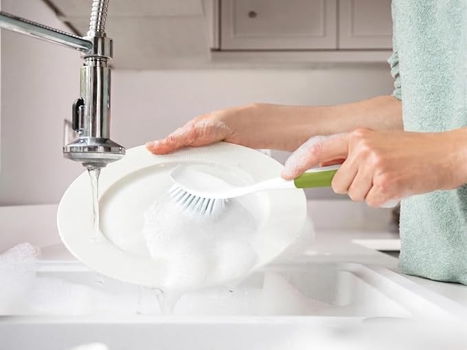 Dish & Bottle Brush Set – 8 Pack Kitchen Cleaning Brushes for Dishes, Bottles, Pots, Pans, Sinks & Glassware