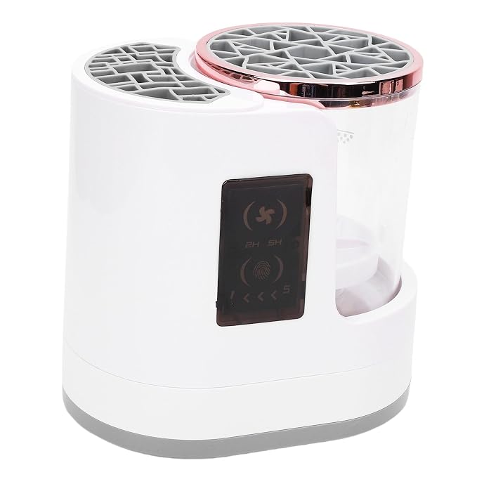 YUYTE 3 in 1 Electric Makeup Brush Cleaner and Dryer, Automatic Portable USB Makeup Brush Cleaning Machine with Holder, Fast Cleaner Tool for All Size Brushes Foundation, Eyeshadow, (White)