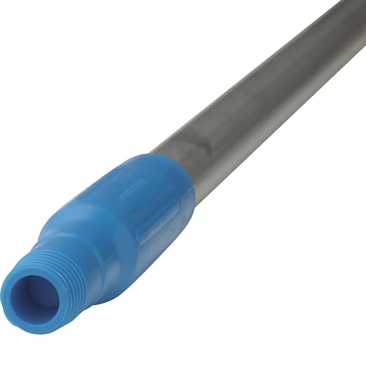 Vikan Color Coded Handle, 1310mm, 1 1/4 in Dia, Blue, Aluminum 29353-1 Each