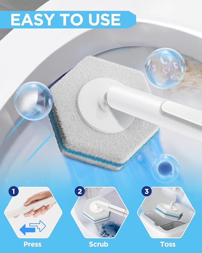 Disposable Toilet Bowl Wand Refills 40PCS