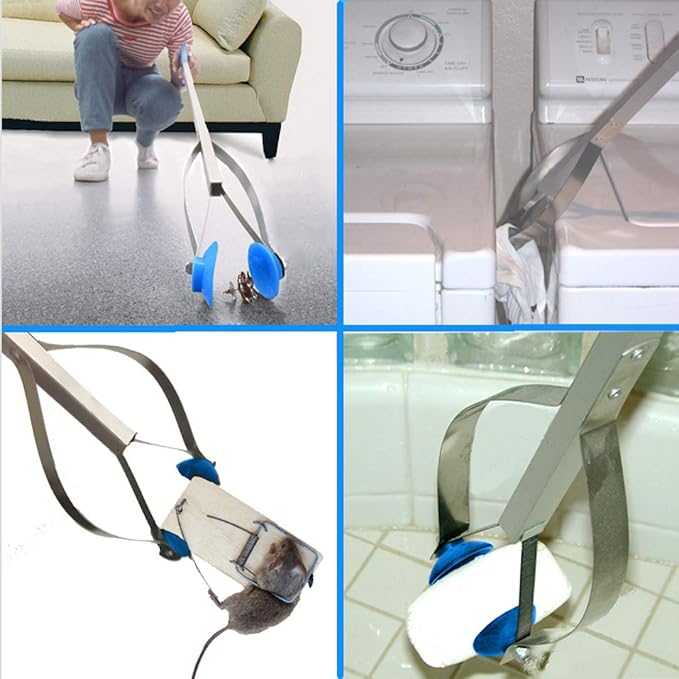 ArcMate EZ Reacher Indoor Grabber Reacher - Folding Grabber Tool with Collapsible Slip Joint, Locking Handle
