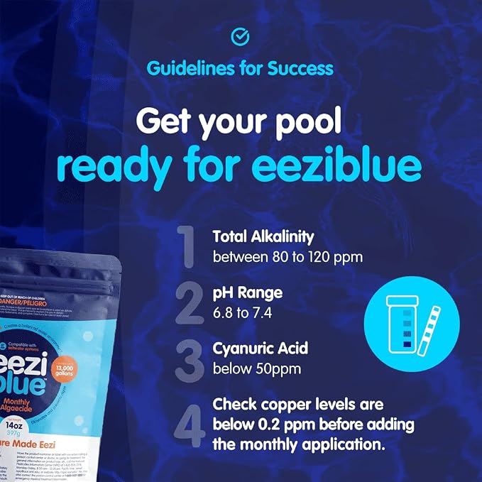 Pool Algaecide 4-Pack for Above Ground & Inground Pool, Algae Treatment