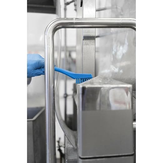 1/2 in W Detail Brush, Stiff, 5 1/2 in L Handle, 2 in L Brush, White, Plastic, 8 in L Overall - 1 Each