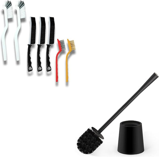 Toilet Cleaning Brush Set & Crevice Cleaning Brush Set