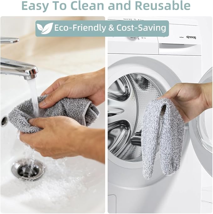 67 in Dusters for Cleaning with Extension Pole, Retractable Gap Dust Cleaner with 4PCS Microfiber Cloths, Baseboard Cleaner Tool with Handle for Blinds, Under Appliances Furniture Fridge