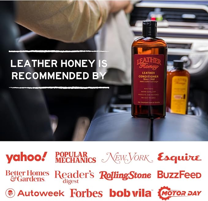 Leather Honey Complete Leather Care Kit & Brown Recoloring Balm