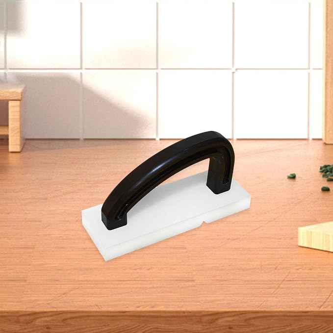 Cutting Board Refinisher Chopping Board Planer with Handle Professional Effective Cleaning Resurfacing Tool for Restaurant, Black