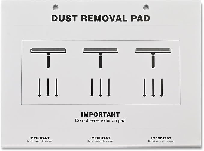 NEWISHTOOL Cleanroom Dust Removal Pad Self Sticky Paper - 30 Sheets | Dirt Lint Free Paper, Safe Collector Tool, Anti-Static Roller Cleaning Mat, No Adhesive Residue, for Electronics Industry