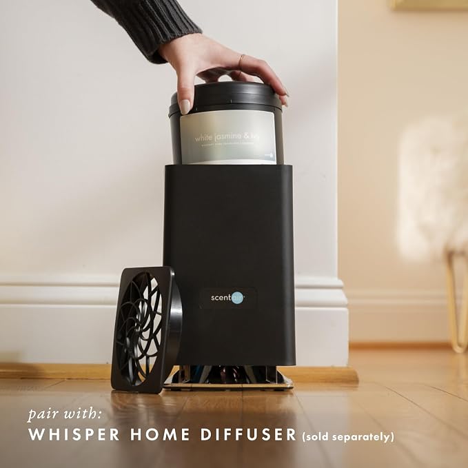 ScentAir Whisper Home Monthly Plug-in Refill, Fragrance Cartridge for Home and Office, Amazon Exclusive, White Jasmine & Ivy