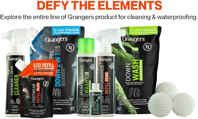 Grangers Performance Repel Plus Spray-on Waterproofing Treatment for Fabrics, 16.9 oz / 500ml