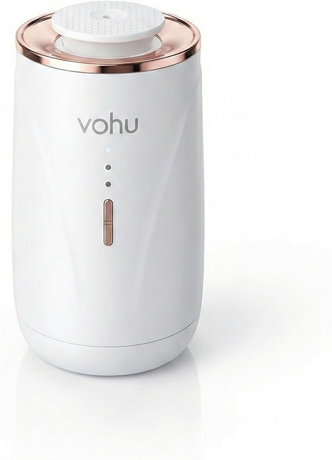 Smart Scent Diffuser – 2-in-1 for Car & Home, Waterless Essential Oil Air Freshener, Auto-On/Off Vibration Sensor, Quiet, USB-C Rechargeable, 2000mAh Battery