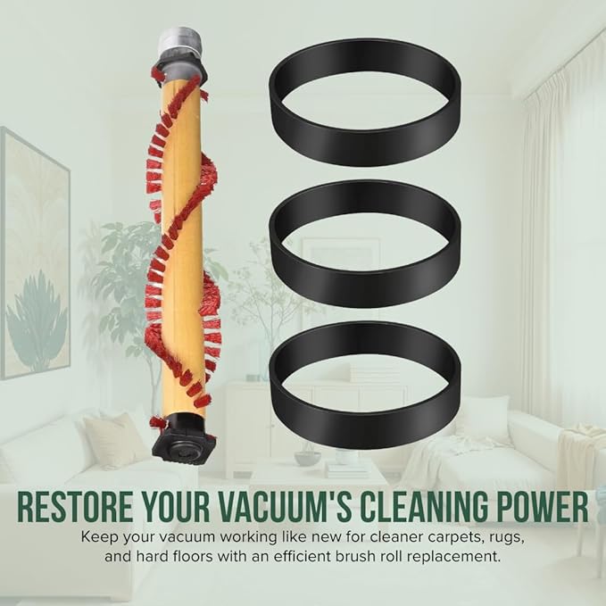 Selgo Replacement Roller Brush with 3 Belts for Oreck Commercial Vacuum Cleaners - Fits for XL21 Upright Vacuum Cleaners Only (12 1/4" Long)