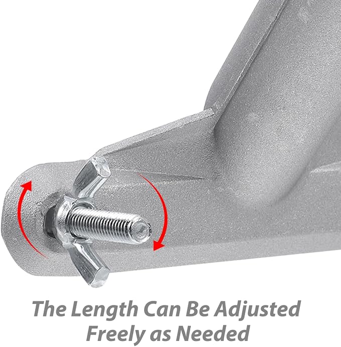 VILLCASE Broom Handle Adapter and Mounting Brackets 4-Pack for Secure Broom Head Connection and Pole Handle Extension Easy Installation 4.72X3.07X4.72 Inches