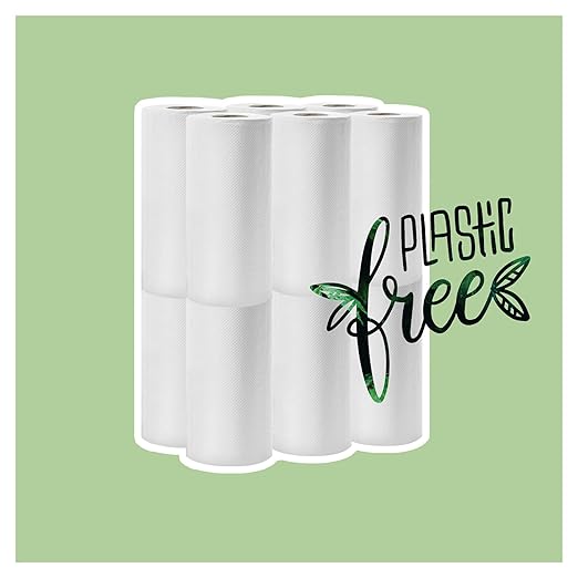Papernet Paper Towel 12 Rolls powered by Heavenly Soft | Compatible with Any Roll Holder | 2 ply 210 sheets 11” x 9”