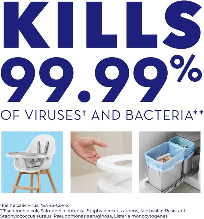 Wondercide - Multi-Surface Disinfectant Spray - Kills 99.99% Viruses & Bacteria - Fragrance Free Cleaner with Hypochlorous Acid for Home, Kitchen, Pet Areas - 32 fl oz