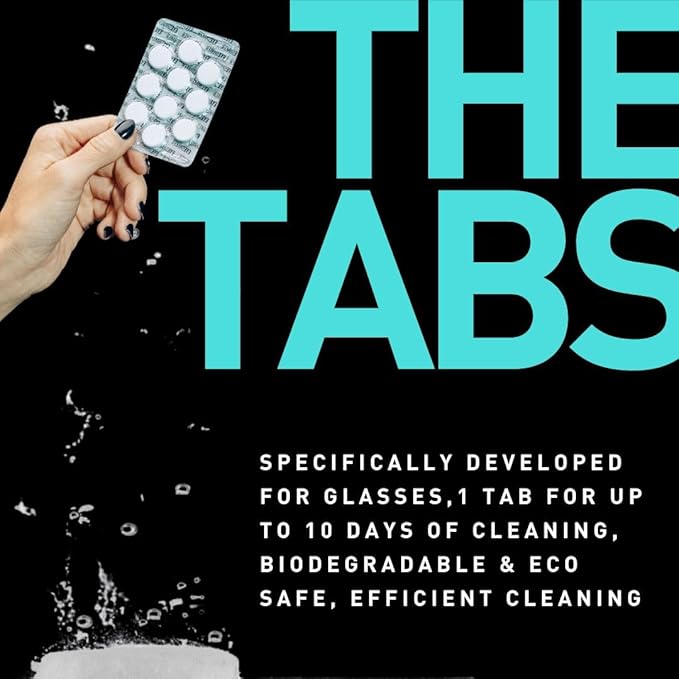 Eyeshaker Set - Patented Glasses Cleaning Device - Bifocals Cleaner with Microfiber Cleaning Cloth - Innovative Eyeglasses Washing Tool for Lenses and Frames - Like at The Optician