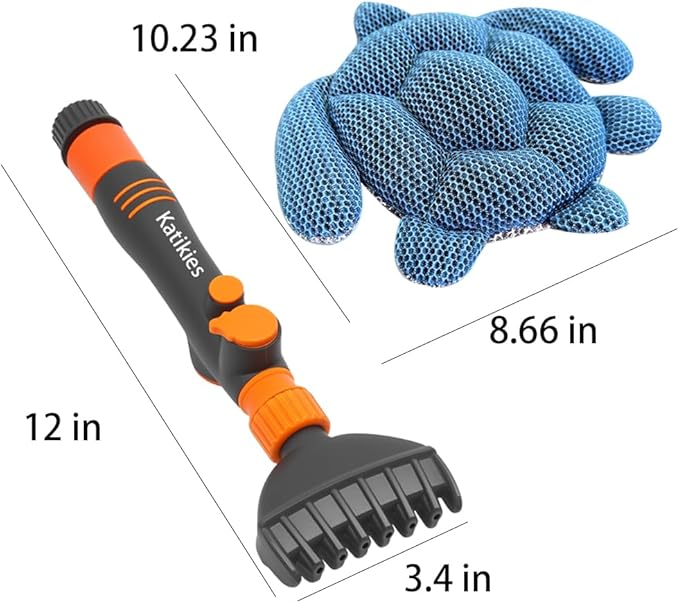 Pool Cartridge Filter Cleaner Tool and Scum Absorber Set, Filter Cleaning Wand for Spa & Hot Tub