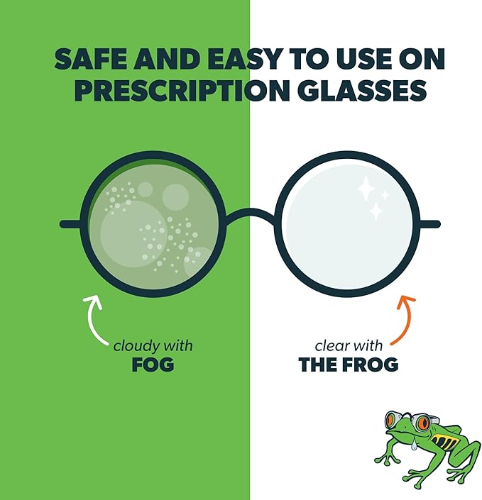 Frog Spit Anti-Fog Concentrate - 2 oz. Bottle of Anti-Fog Solution, 2 Pack - Anti Fog for Glasses, Goggles, Face Masks, Helmet Face Shields