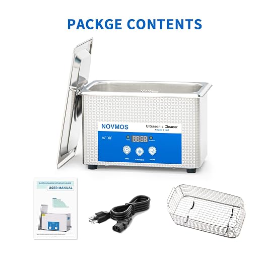 Ultrasonic Cleaner, 900ml Ultrasonic Jewelry Cleaner,Ultrasound Cavitation Machine Sonic Cleaner with Digital Timer for Cleaning,Jewelry, Parts,Dental Tool,Lab,Eyeglasses,etc.