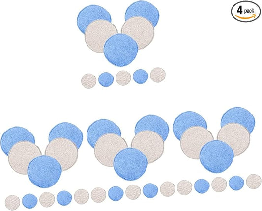 GLEAVI 40pcs Polishing Pads Fine Applicator Sponge for Car Detailing Waxing and Cleaning Soft Scratch-Resistant Design for Multi- Use Includes and Pads