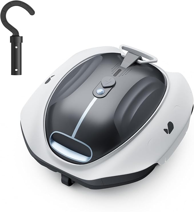 Bubot 300P Pool Vacuum, Cordless Robotic Pool Cleaner, Superior Suction, Smart Senor, DirtLock 2.0, 90-Min Runtime for Above-Ground Flat Pools up to 850 Sq.Ft.