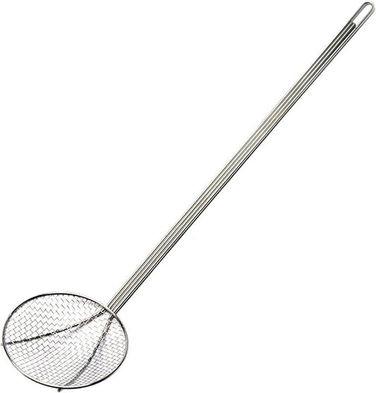 Bayou Classic 36" Mesh Skimmer - Skimmer for Stockpots and Fry Pots - Silver, Bayou Fryer Accessory