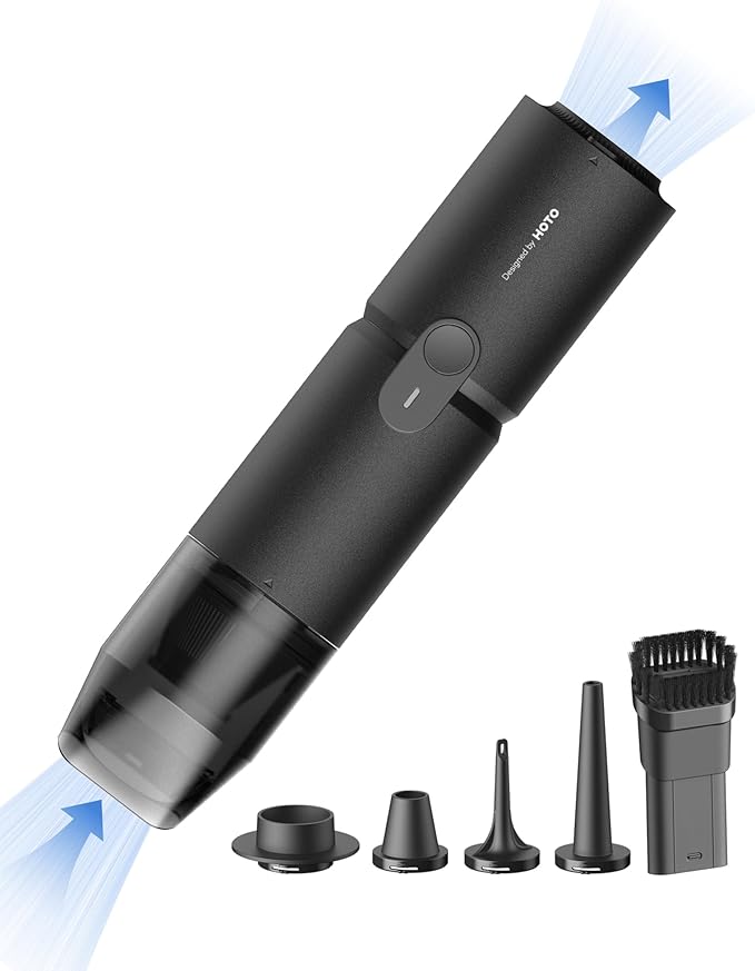 HOTO Desk Vacuum with AuroCare Air Duster & Vacuum