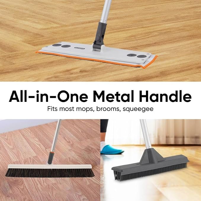 Superio 48" Metal Handle, Grey