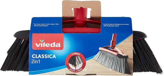 Vileda 141460 Classica 2-in-1 Indoor Broom