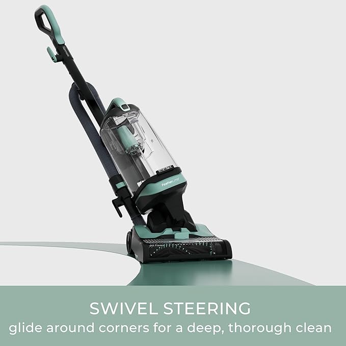 Kenmore DU1275 Bagless Upright Vacuum Lightweight Carpet Cleaner with 4 Height Adjustment, Hair Eliminator brushroll, Pet HandiMate & 2 Cleaning Tools, Light Green