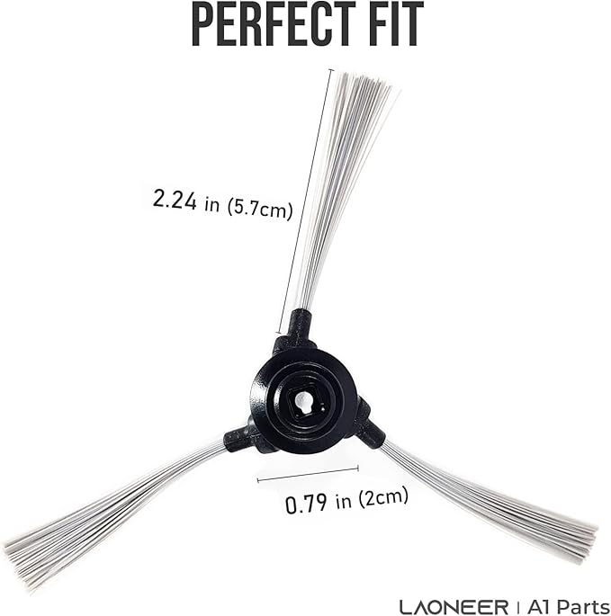 (OEM) A1PartsPro for Samsung JetBot/Jet Bot + / VR30T85513W / VR30T80313W Vacuum Spinning Corner Side Brush Replacement Accessories