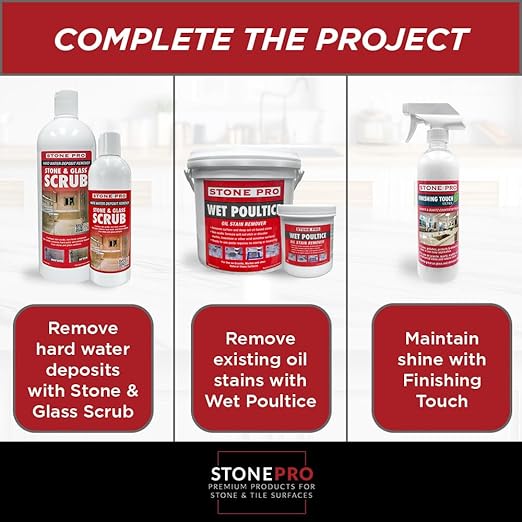 StonePro Pro Sealer Pint - Impregnating Sealer for Marble & Tile