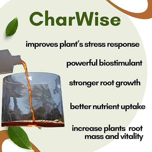 VermisTerra CharWise - 32 oz Wood Vinegar Biostimulant - Seed Germination, Enriches Soil, Growth Enhancer, Combats Odor, Animal Care - pyroligneous Acid, Natural byproduct of biochar