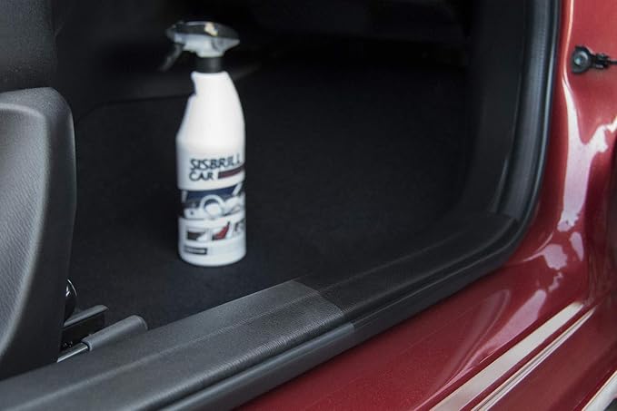 Sisbrill Car Leather Cleaner & Conditioner Spray – Auto Interior Cleaner for Leather, Plastic, Vinyl, Dashboards – Satin Finish – 1.3 Gal