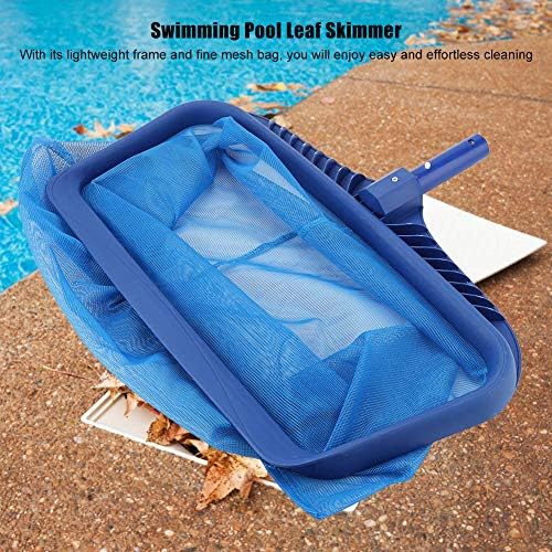 Swimming Pool Leaf Skimmer Net Lightweight Deep Bag Leaf Tool Leaf Rake Swimming Pool Maintenance for Landscape Pool Pond Tub Spas Fountains