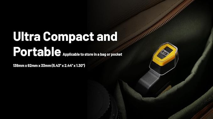 Nitecore BB21 Portable Air Blower for Cameras, Computers and Electronics, Fast Charging USB Rechargeable, 30,000 RPM Electric Compressed Air Duster with Organizer