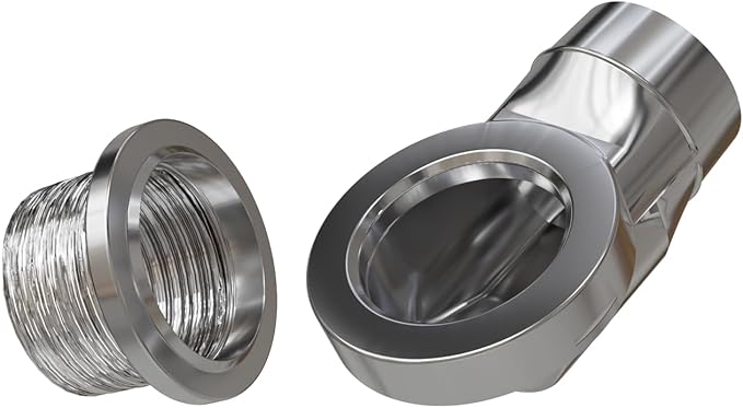 MagVent MV-90 Magnetic Dryer Vent Coupling (Silver)