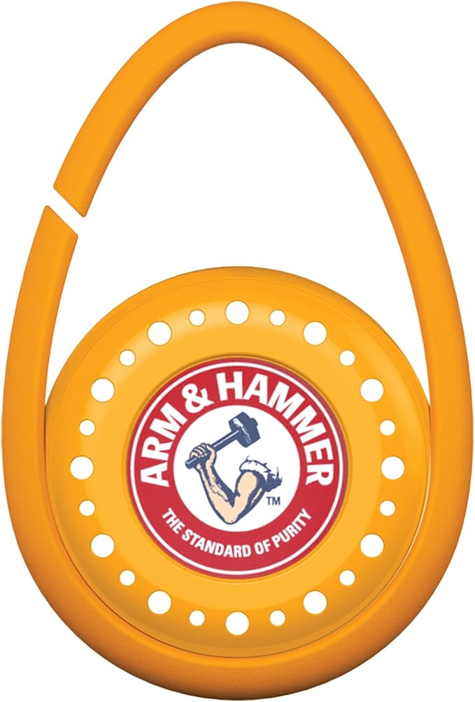 Arm & Hammer 10-Pack Odor Busterz Deodorizing Balls, 10 Count & Odor Busterz - Clip N Go, 4 Count Deodorizer Pack