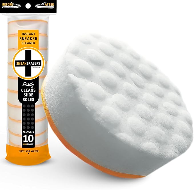 SneakERASERS ERASERS Ultimate Cleaning BundleInstant Sole and Sneaker Cleaner, Overnight Soak, Pre-Moistened, AutoERASERS