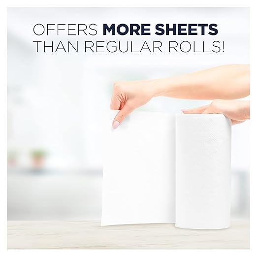 Papernet Paper Towel 12 Rolls powered by Heavenly Soft | Compatible with Any Roll Holder | 2 ply 210 sheets 11” x 9”
