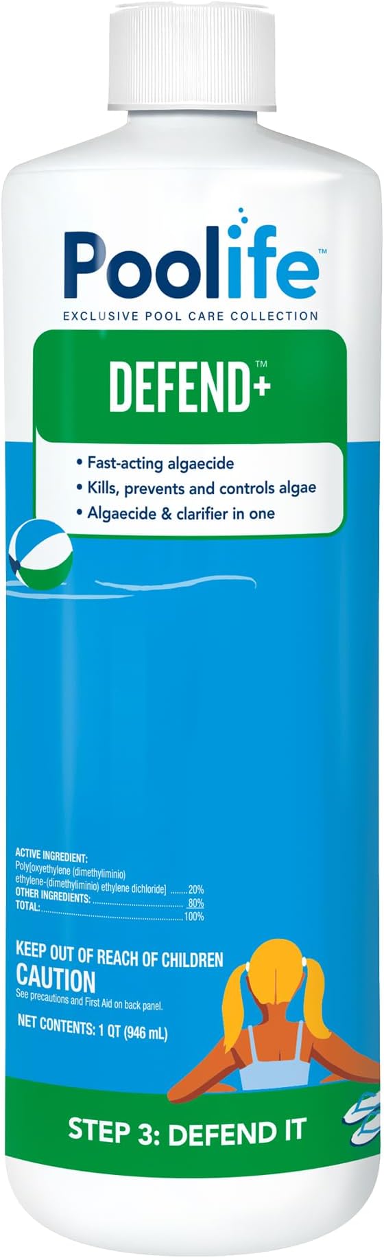 Poolife Defend+ Algaecide 1QT