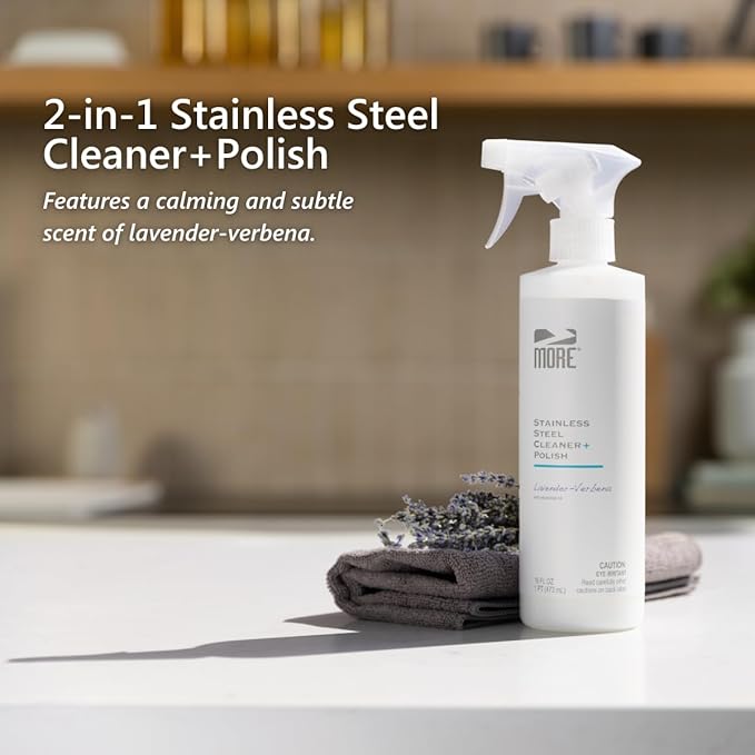 MORE Stone & Quartz + Stainless Steel Cleaner & Polish - Lavender