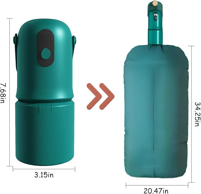 Mini Portable Clothes Dryer,Mini Clothes Dryer Machine,30 Minute Fast Drying Without Damaging Clothes,3-speed Intelligent Shutdown Mode,Suitable for Travel,Apartment,RV