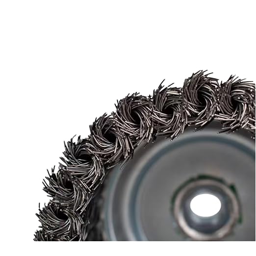 Forney 72756 6-Inch by 5/8-11 Knotted Cup Brush .020 Carbon Steel