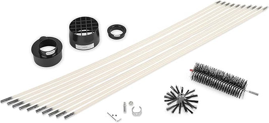 Gardus RLE42 LintEater Rotary Dryer Vent Cleaning System, Removes Lint, Extends Up to 42’