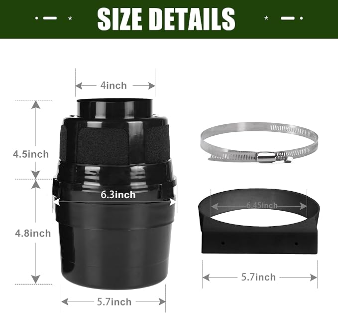 Upgraded Version - VIWINVELA 3 IN 1 Indoor Dryer Vent Kit with Lint Trap Dryer Lint Catcher Water Filter Bucket for Electric Dryer (Black Dryer Vent Bucket without Hose)