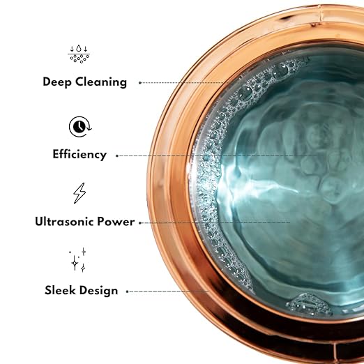 iSonic® Ultrasonic Jewelry Cleaner D1800-BR with Cleaning Solution Concentrate CSGJ01, 110V